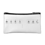 Brown Hall 
   Cosmetic Bag