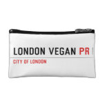 London vegan  Cosmetic Bag