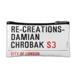 Re-creations- Damian  Chrobak  Cosmetic Bag