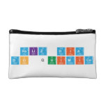 Feliz dia 
 do Quimico  Cosmetic Bag