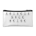 Periodic
 Table
 Writer
   Cosmetic Bag