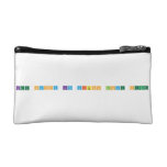 free happy life vision love peace  Cosmetic Bag