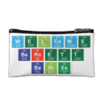 Welcome
 Barnett
 Babies  Cosmetic Bag