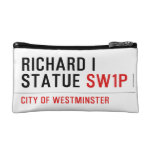 richard i statue  Cosmetic Bag