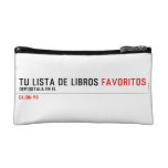tu LISTA DE libros  Cosmetic Bag