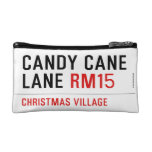 Candy Cane Lane  Cosmetic Bag