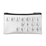 Periodic
 Table
 Writer  Cosmetic Bag