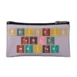 Periodic
 Table
 Writer  Cosmetic Bag