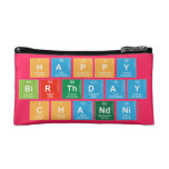 Happy 
 Birthday
 Chandni  Cosmetic Bag