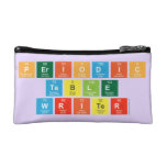 Periodic
 Table
 Writer  Cosmetic Bag