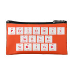 Periodic
 Table
 Writer  Cosmetic Bag