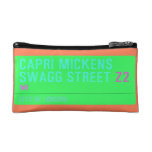 Capri Mickens  Swagg Street  Cosmetic Bag