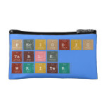Periodic
 Table
 Writer  Cosmetic Bag