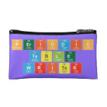 Periodic
 Table
 Writer  Cosmetic Bag