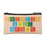 Periodic
 Table
 Writer  Cosmetic Bag