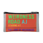 Weirdness Road  Cosmetic Bag