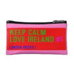 keep Calm Love Ireland  Cosmetic Bag
