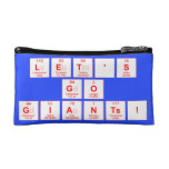 Let's
 Go
 Giants!  Cosmetic Bag