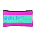 Brenna Smith Wright Rd.  Cosmetic Bag