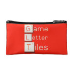 Game
 Letter
 Tiles  Cosmetic Bag
