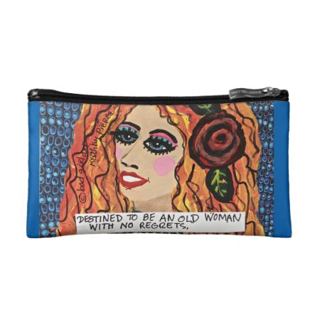Cosmetic Bag- Destined To Be An Old Lady Makeup Bag