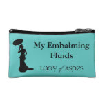 Cosmetic Bag, Lady of Ashes - Embalming Fluid Cosmetic Bag at Zazzle