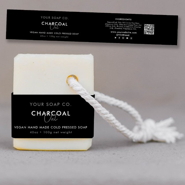 Cosmetic Bar Soap Band Template Product Label Wrap (Creator Uploaded)