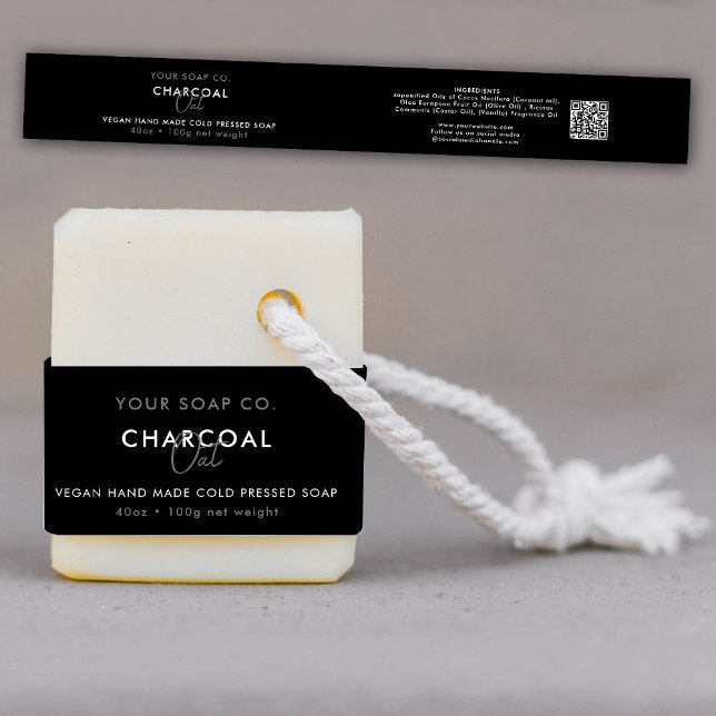 Cosmetic Bar Soap Band Template Product Label Wrap (Creator Uploaded)