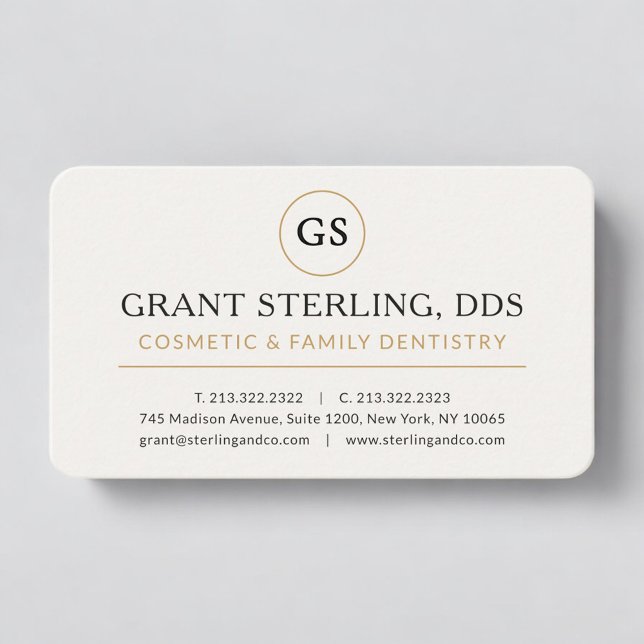 Cosmetic Dentist Dentistry Professional Business Card (Creator Uploaded)