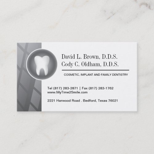 Cosmetic Dentistry Business Card