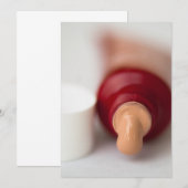 Cosmetic fluid foundation samples (Front/Back)