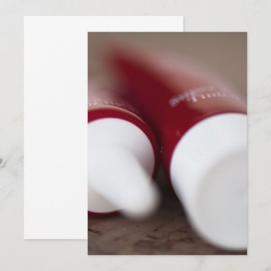 Cosmetic fluid foundation samples (Front/Back)