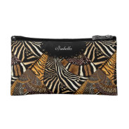 Cosmetic Mixed Animal Zebra Leopard Tiger Print Cosmetic Bag at Zazzle