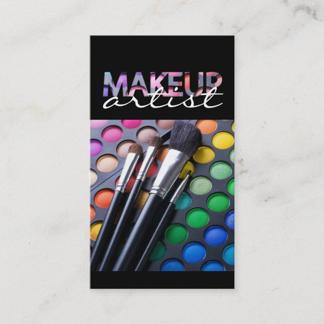 COSMETICS AND MAKEUP BUSINESS CARD (Front)