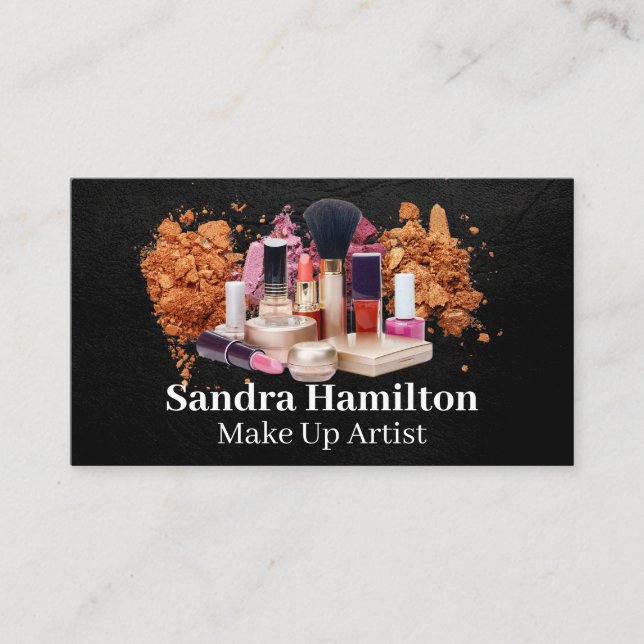 Cosmetics and Product | Make Up Business Card (Front)