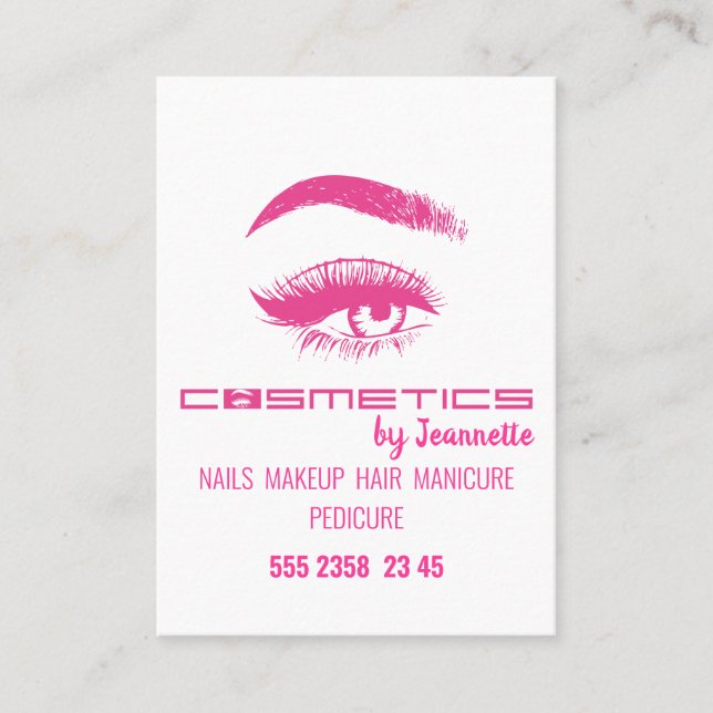 Cosmetics - Business Card (Front)