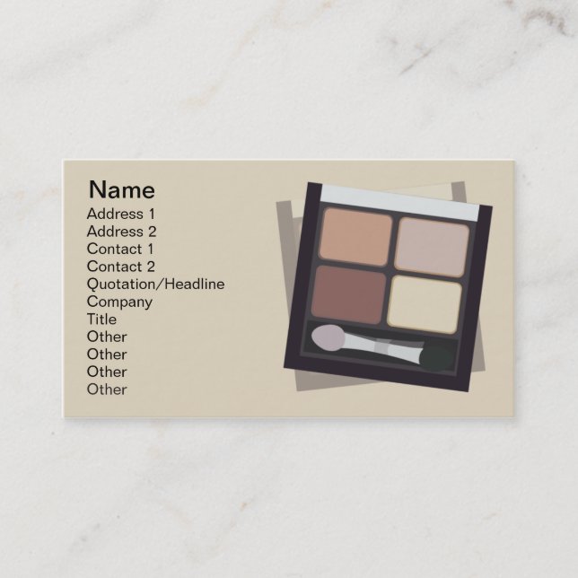 Cosmetics - Business Card (Front)