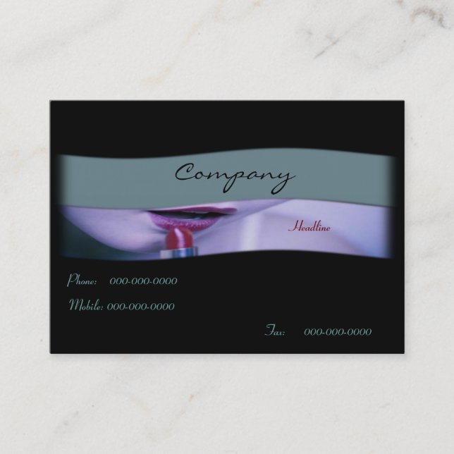Cosmetics Business Card (Front)