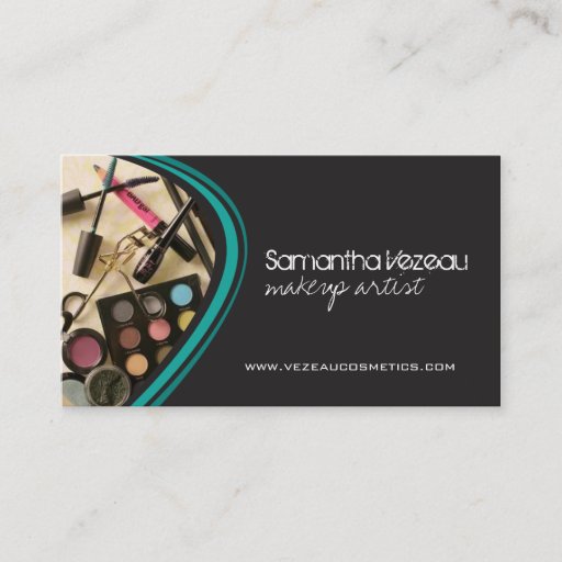 Customizable Cosmetics Business Cards