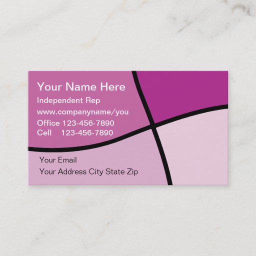 Customizable Cosmetics Business Cards