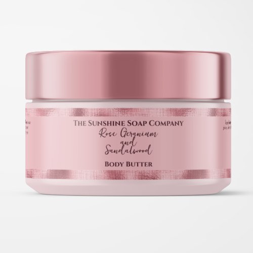 Cosmetics Jar Label _ Blush Pink with Pink Foil