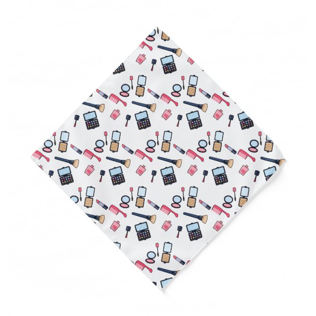 Cosmetics / make-up cartoon illustration bandana (Front)