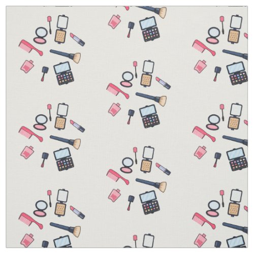 Cosmetics  make_up cartoon illustration fabric