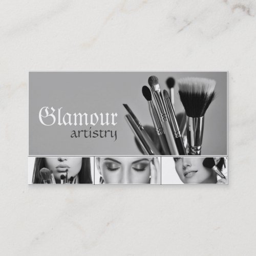Cosmetics, Makeup Artist Business Card