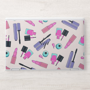 Cosmetics Makeup Pattern Background HP Laptop Skin