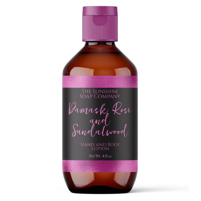 Cosmetics or Soap Packaging Label Black + Fuchsia (Creator Uploaded)