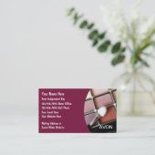 Cosmetics Rep Business Cards (Standing Front)