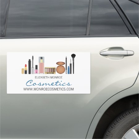 Cosmetics Selection, Makeup Artist Car Magnet