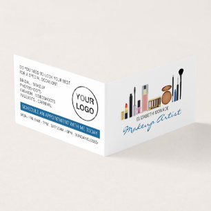 Cosmetics Selection, Makeup Artist, Loyalty Card, Business Card