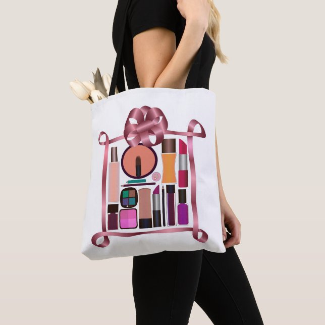 Cosmetics set tote bag (Close Up)